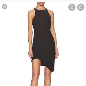 Black asymmetric dress